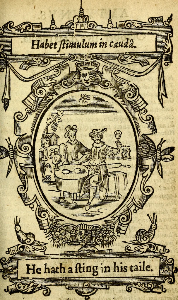 An illustration from Kalendarium humanæ vitæ = The kalendar [sic] of mans life, 1638, leaf 108