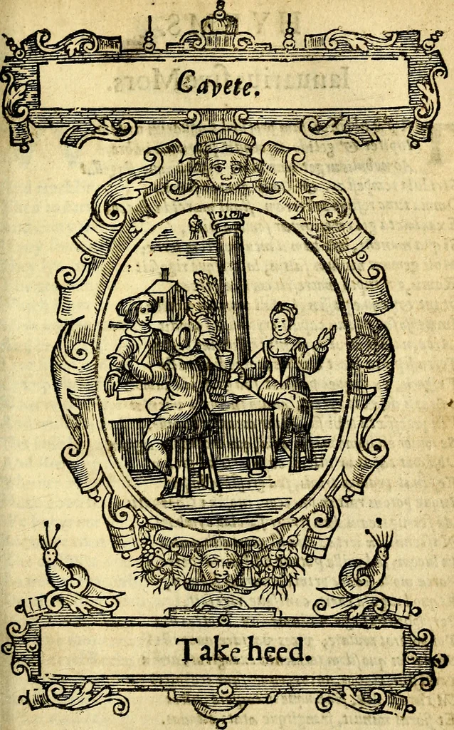 An illustration from Kalendarium humanæ vitæ = The kalendar [sic] of mans life, 1638, leaf 150