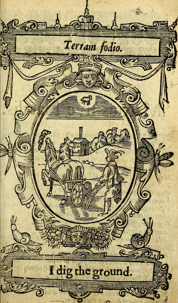 An illustration from Kalendarium humanæ vitæ = The kalendar [sic] of mans life, 1638, leaf 34