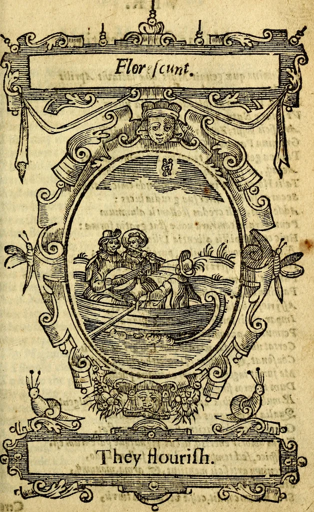 An illustration from Kalendarium humanæ vitæ = The kalendar [sic] of mans life, 1638, leaf 52