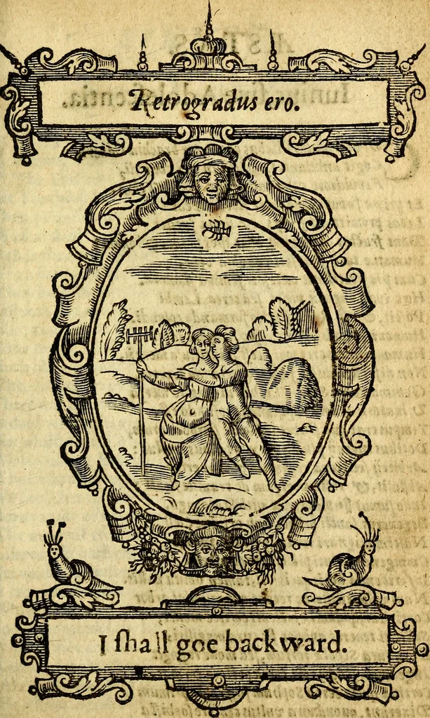 An illustration from Kalendarium humanæ vitæ = The kalendar [sic] of mans life, 1638, leaf 60