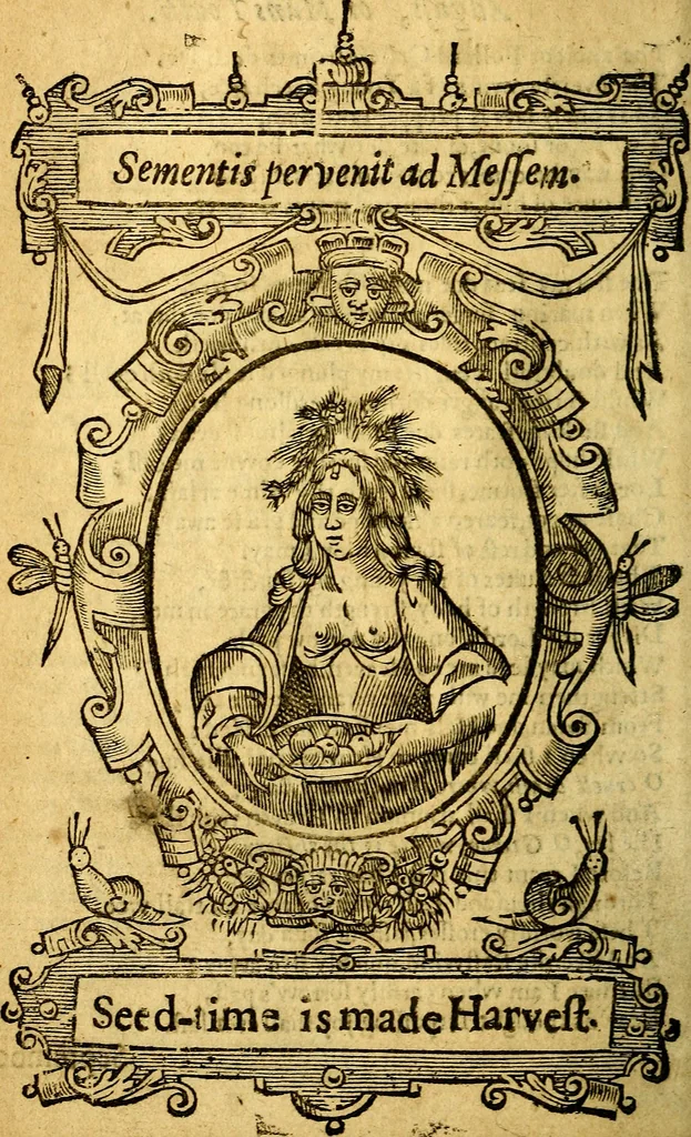 An illustration from Kalendarium humanæ vitæ = The kalendar [sic] of mans life, 1638, leaf 93