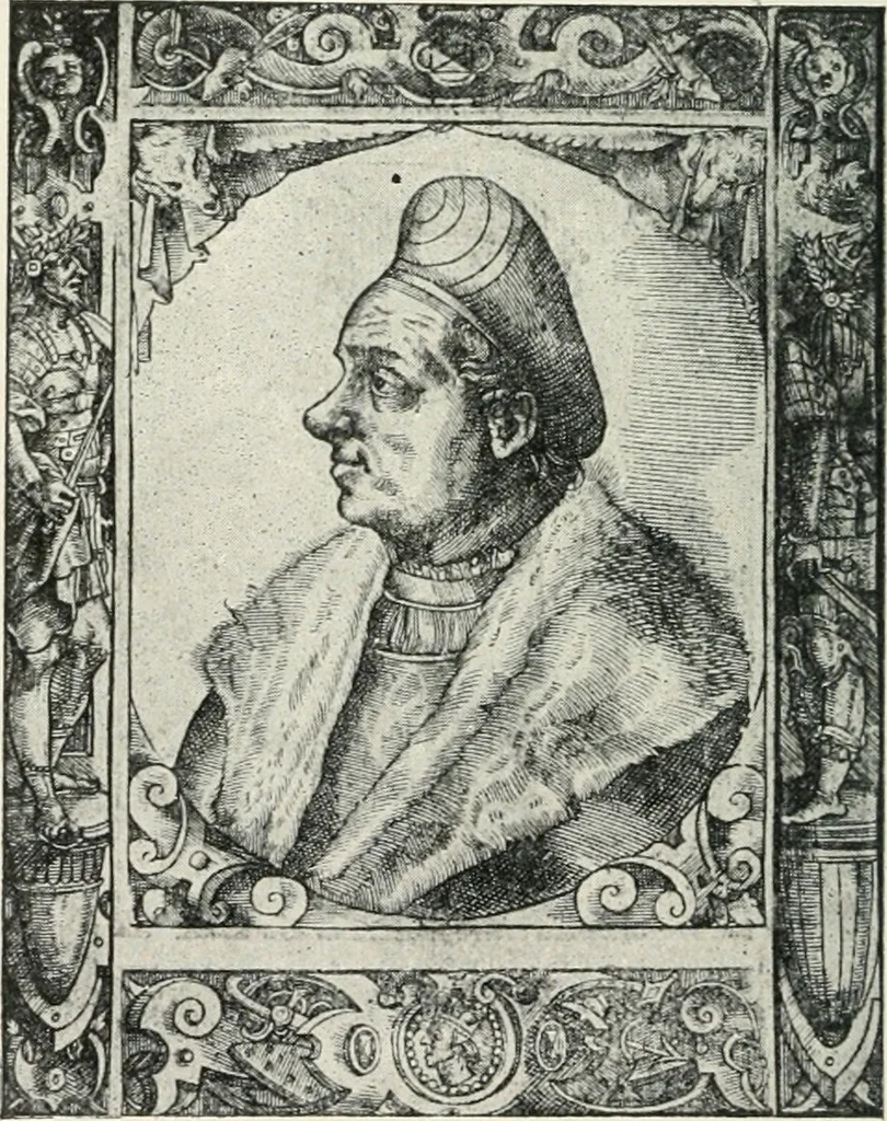An illustration from Kanclerz Krzysztof Szydowiecki; z dziejów kultury i sztuki Zygmuntowskich czasów, 1912, leaf 177