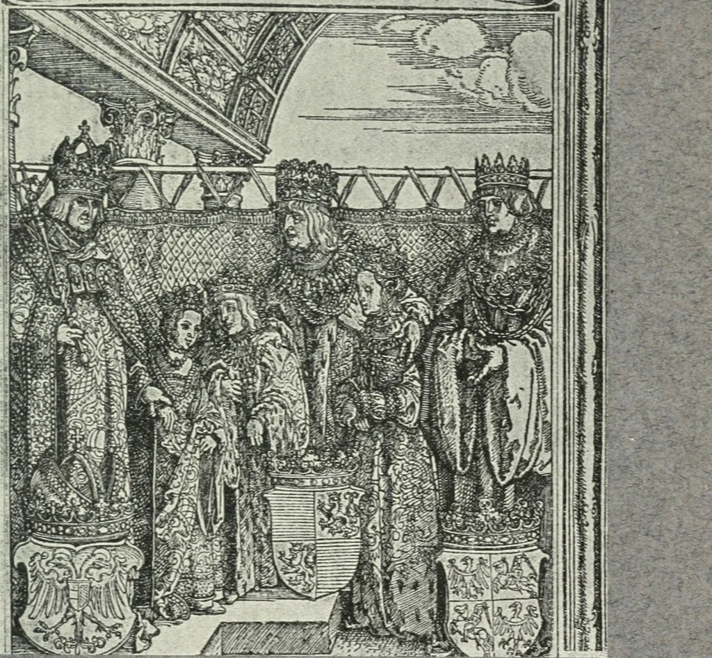 An illustration from Kanclerz Krzysztof Szydowiecki; z dziejów kultury i sztuki Zygmuntowskich czasów, 1912, leaf 328