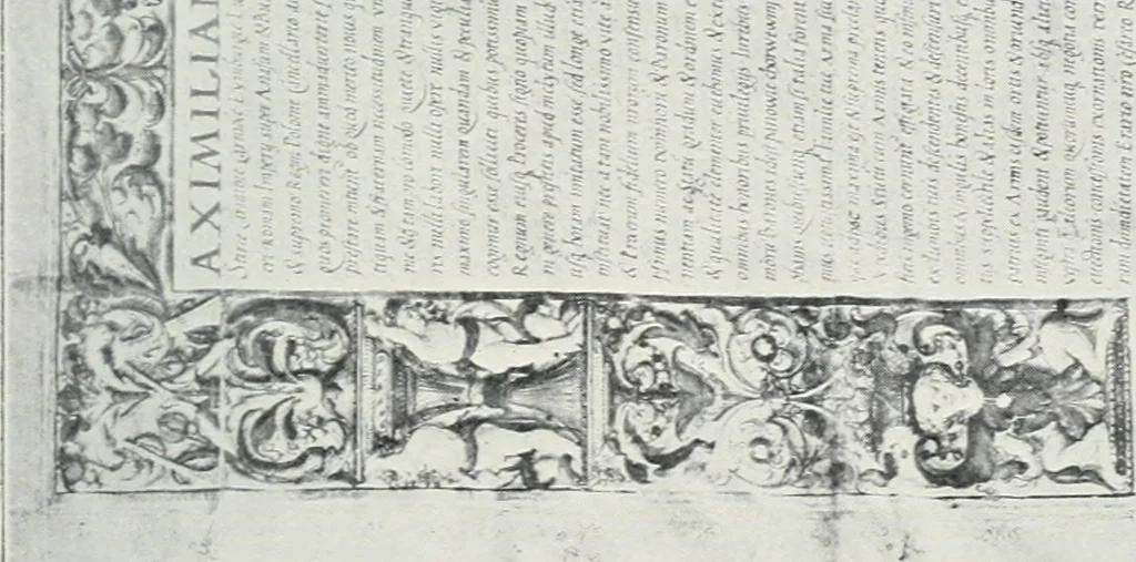 An illustration from Kanclerz Krzysztof Szydowiecki; z dziejów kultury i sztuki Zygmuntowskich czasów, 1912, leaf 332