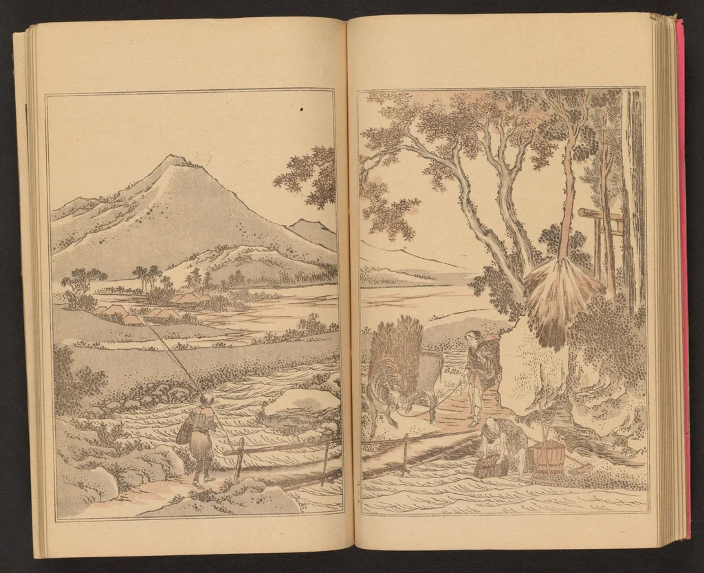 An illustration from Kansai gafu, 1891, leaf 16