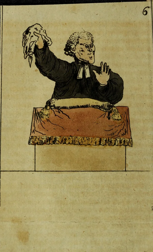 An illustration from Karrikatur-Allmanach auf 1801, 1801, leaf 101