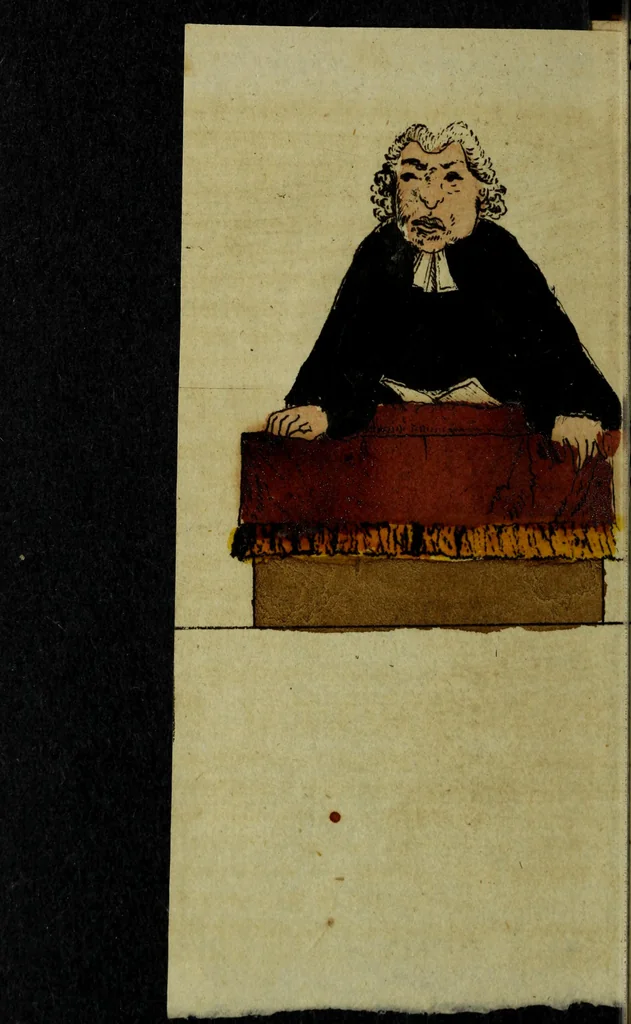 An illustration from Karrikatur-Allmanach auf 1801, 1801, leaf 111