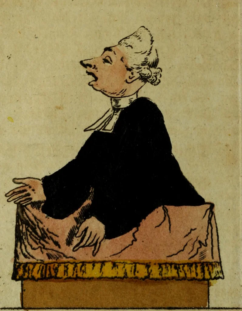An illustration from Karrikatur-Allmanach auf 1801, 1801, leaf 137