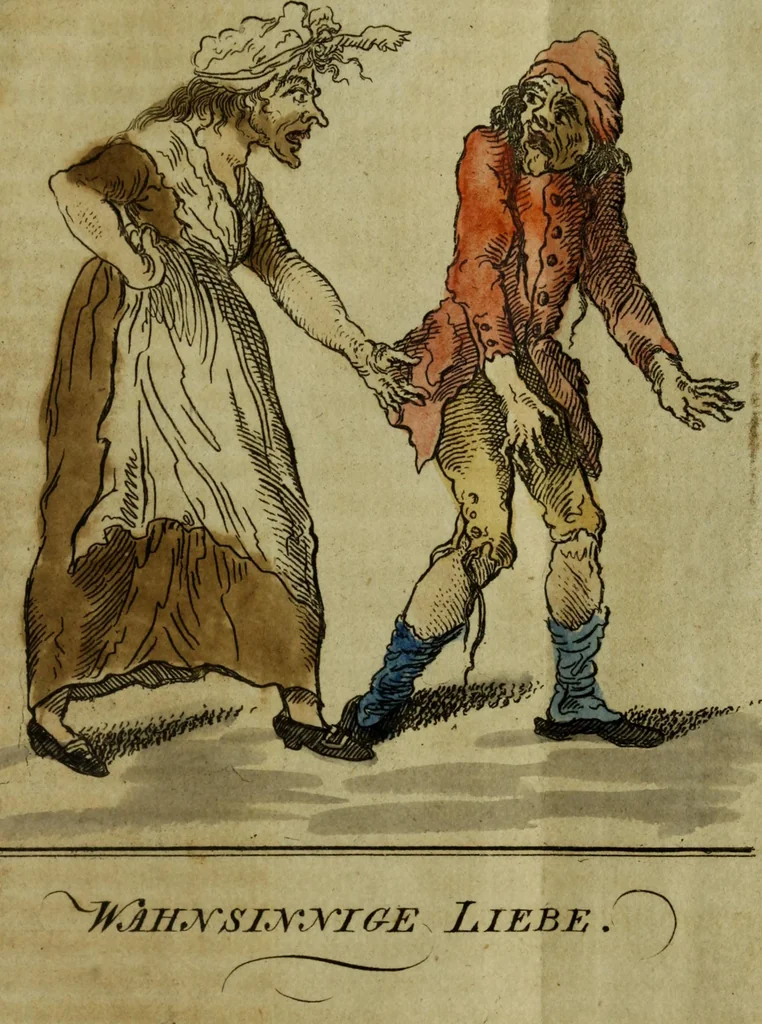 An illustration from Karrikatur-Allmanach auf 1801, 1801, leaf 322