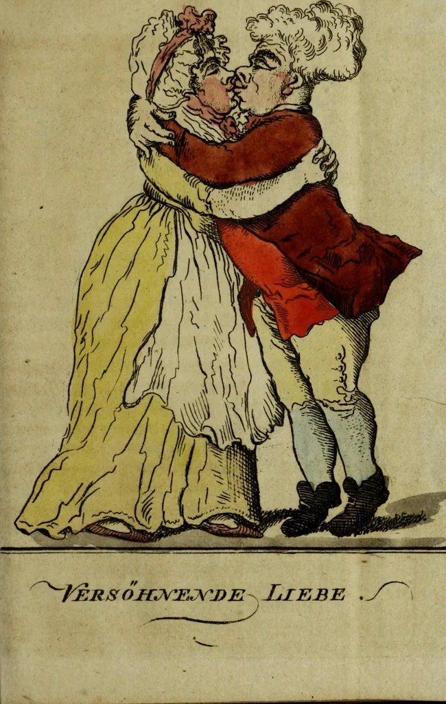 An illustration from Karrikatur-Allmanach auf 1801, 1801, leaf 350