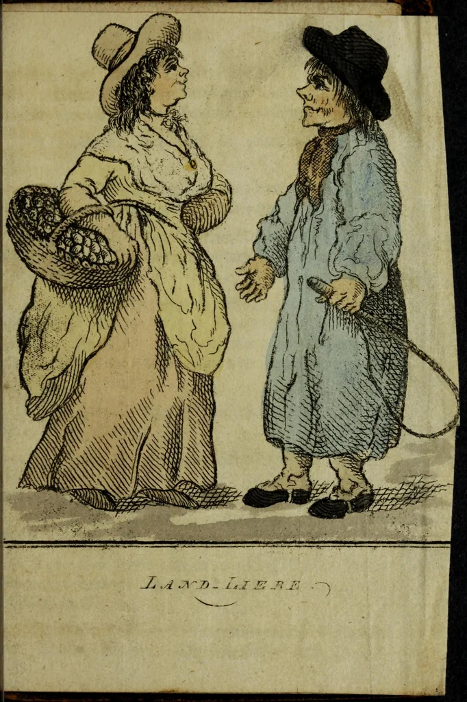 An illustration from Karrikatur-Allmanach auf 1801, 1801, leaf 404