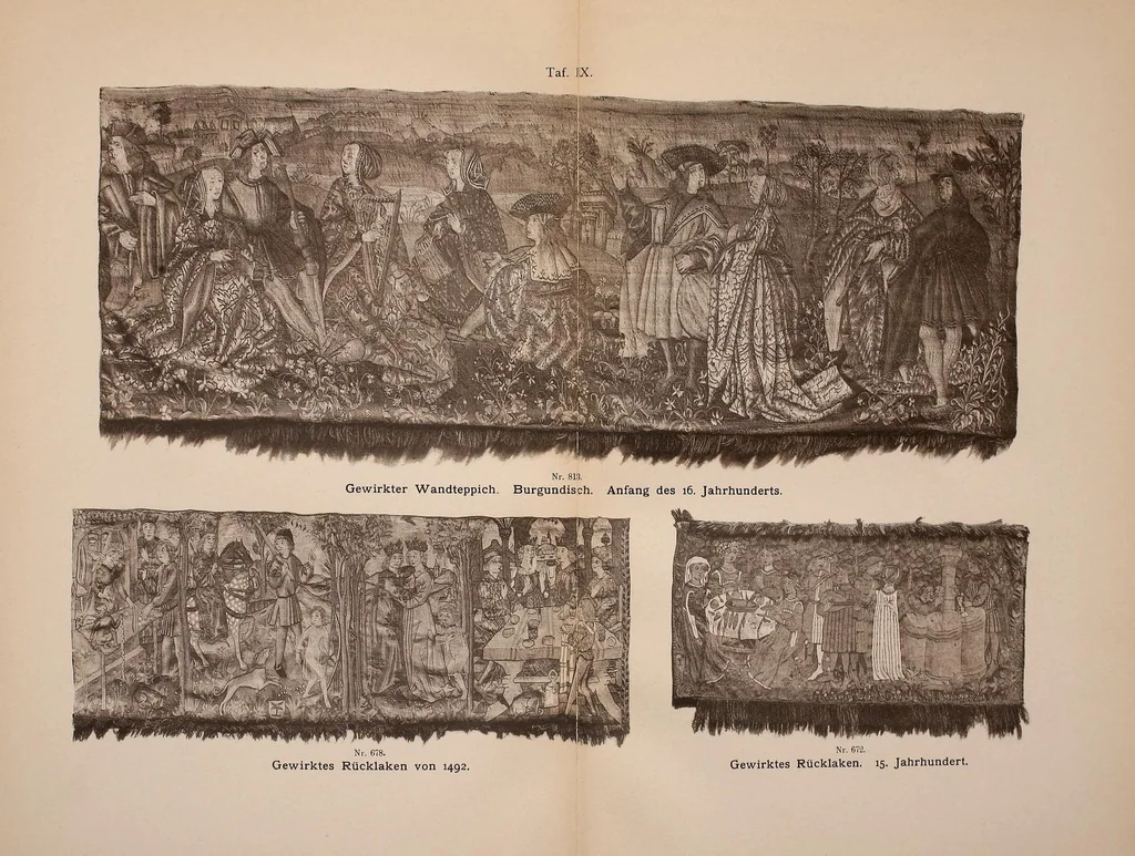 An illustration from Katalog der Gewebesammlung des Germanischen Nationalmuseum .., 1896, leaf 219