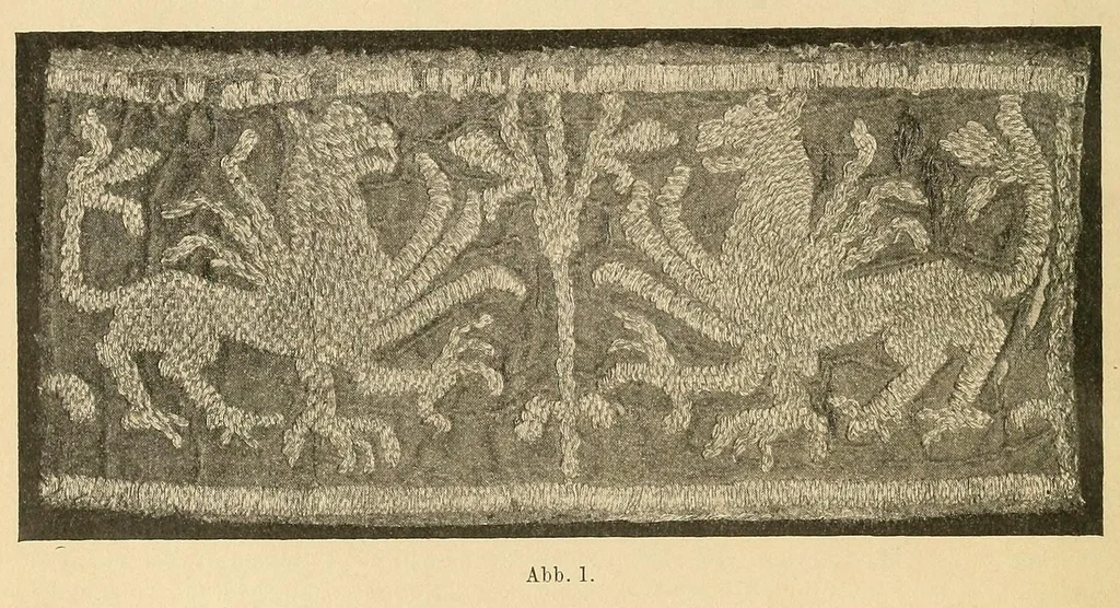 An illustration from Katalog der Gewebesammlung des Germanischen Nationalmuseum .., 1896, leaf 18