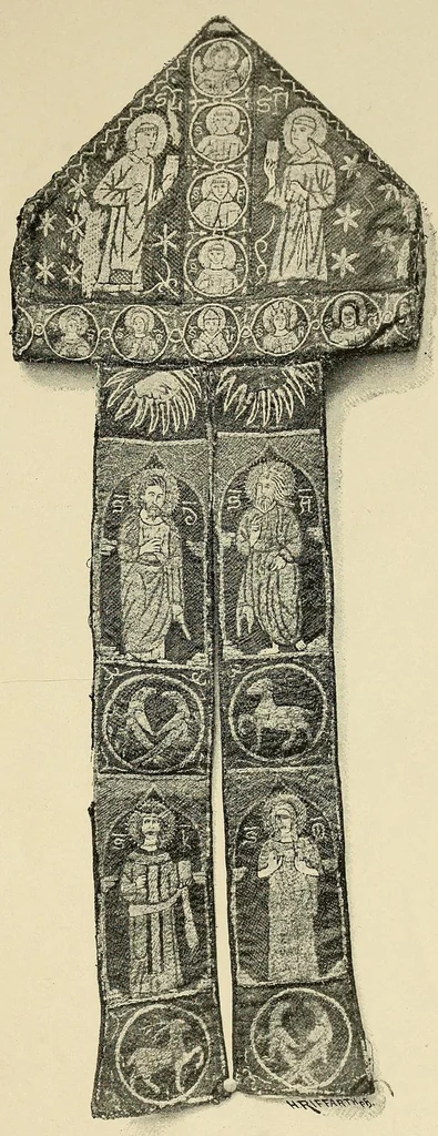 An illustration from Katalog der Gewebesammlung des Germanischen Nationalmuseum .., 1896, leaf 21
