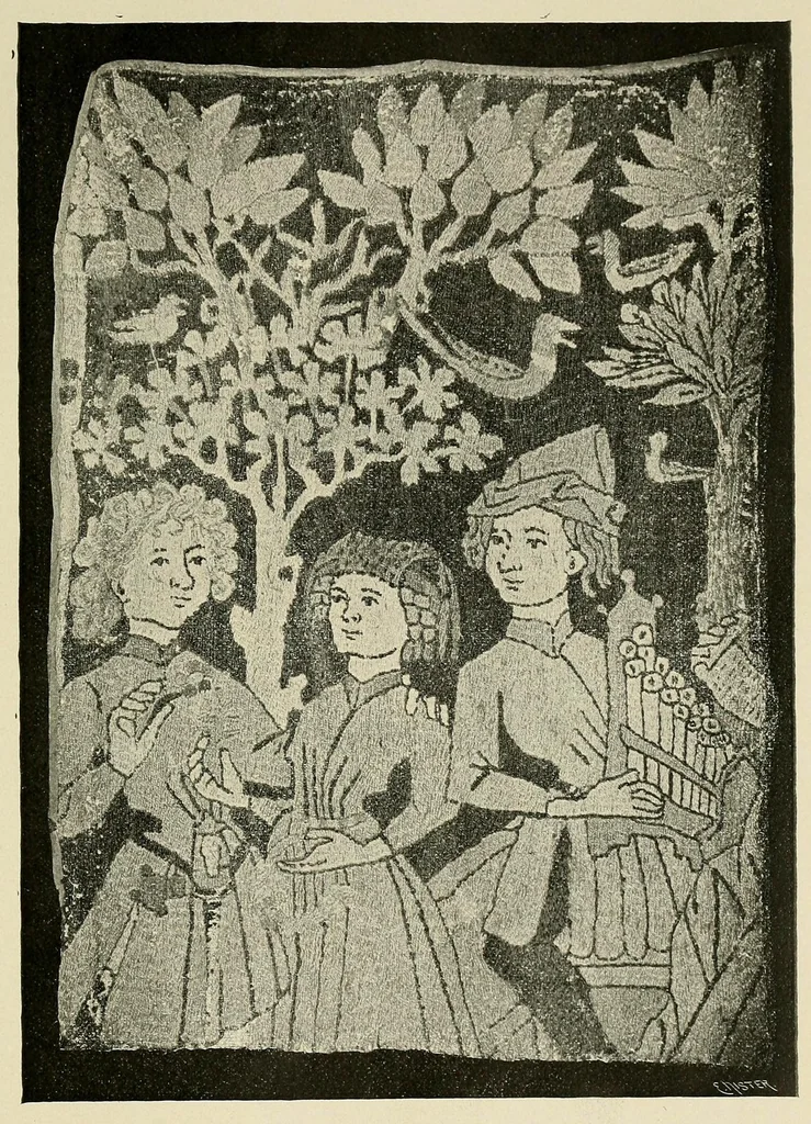 An illustration from Katalog der Gewebesammlung des Germanischen Nationalmuseum .., 1896, leaf 31