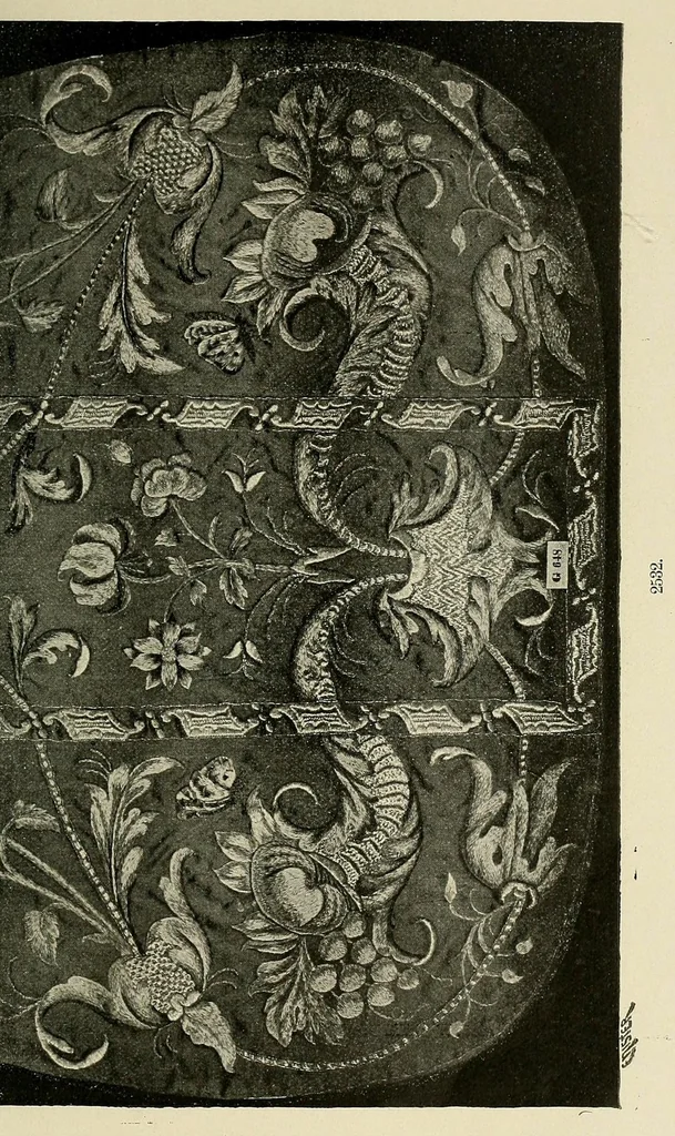 An illustration from Katalog der Gewebesammlung des Germanischen Nationalmuseum .., 1896, leaf 65