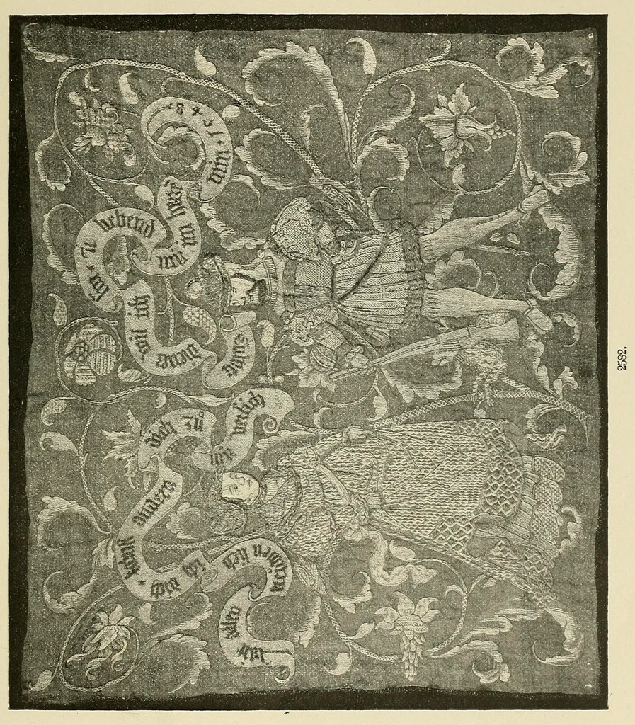 An illustration from Katalog der Gewebesammlung des Germanischen Nationalmuseum .., 1896, leaf 81