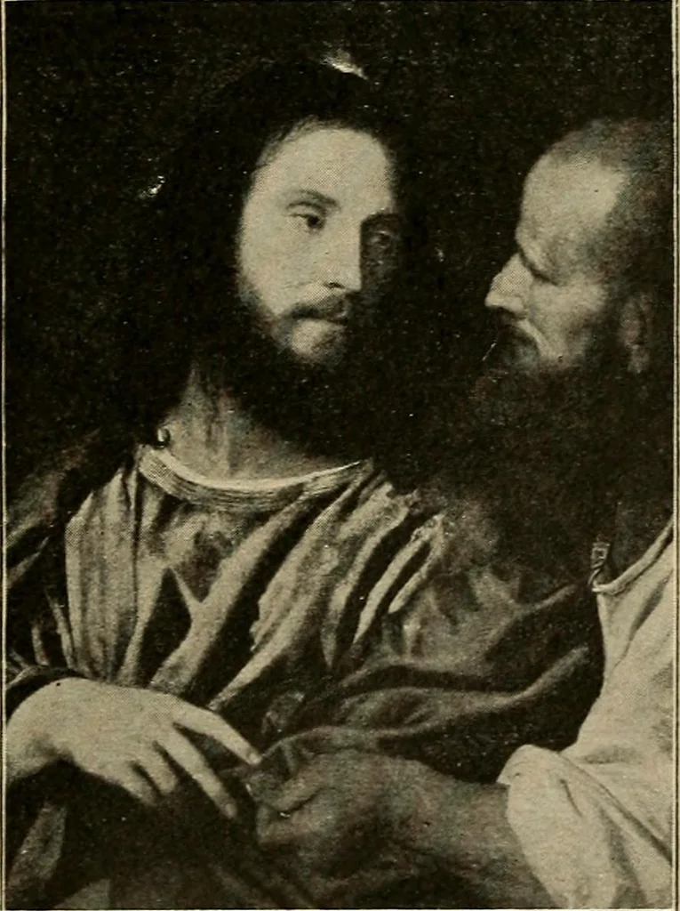 An illustration from Katalog der Königlichen Gemäldegalerie zu Dresden, 1899, leaf 132