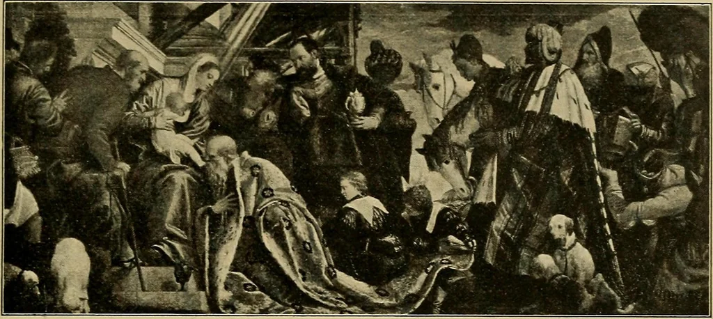 An illustration from Katalog der Königlichen Gemäldegalerie zu Dresden, 1899, leaf 158