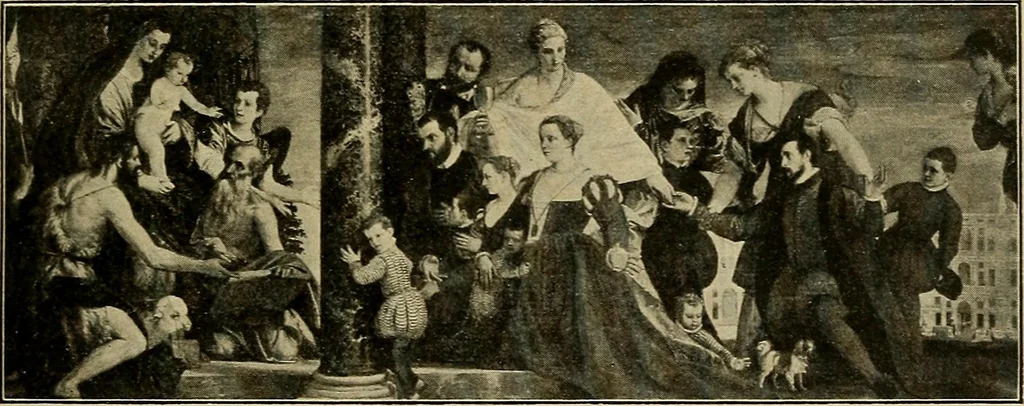 An illustration from Katalog der Königlichen Gemäldegalerie zu Dresden, 1899, leaf 158