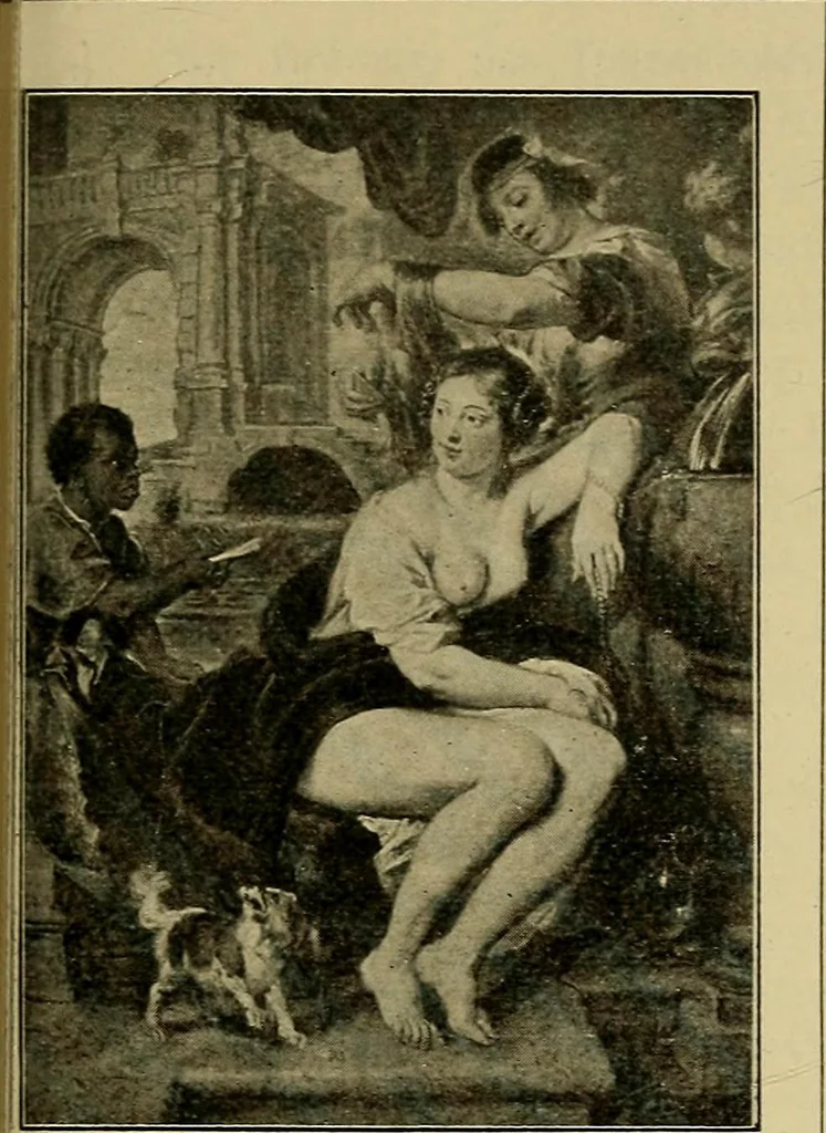 An illustration from Katalog der Königlichen Gemäldegalerie zu Dresden, 1899, leaf 376