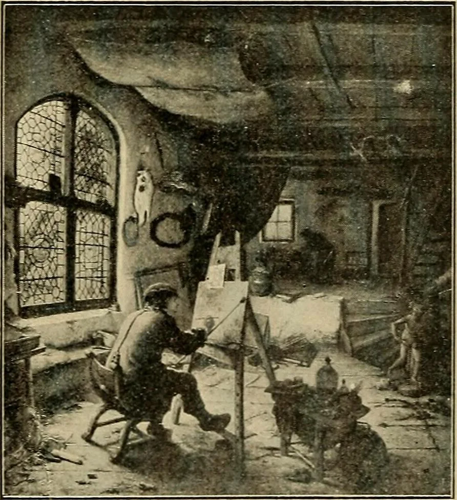 An illustration from Katalog der Königlichen Gemäldegalerie zu Dresden, 1899, leaf 512