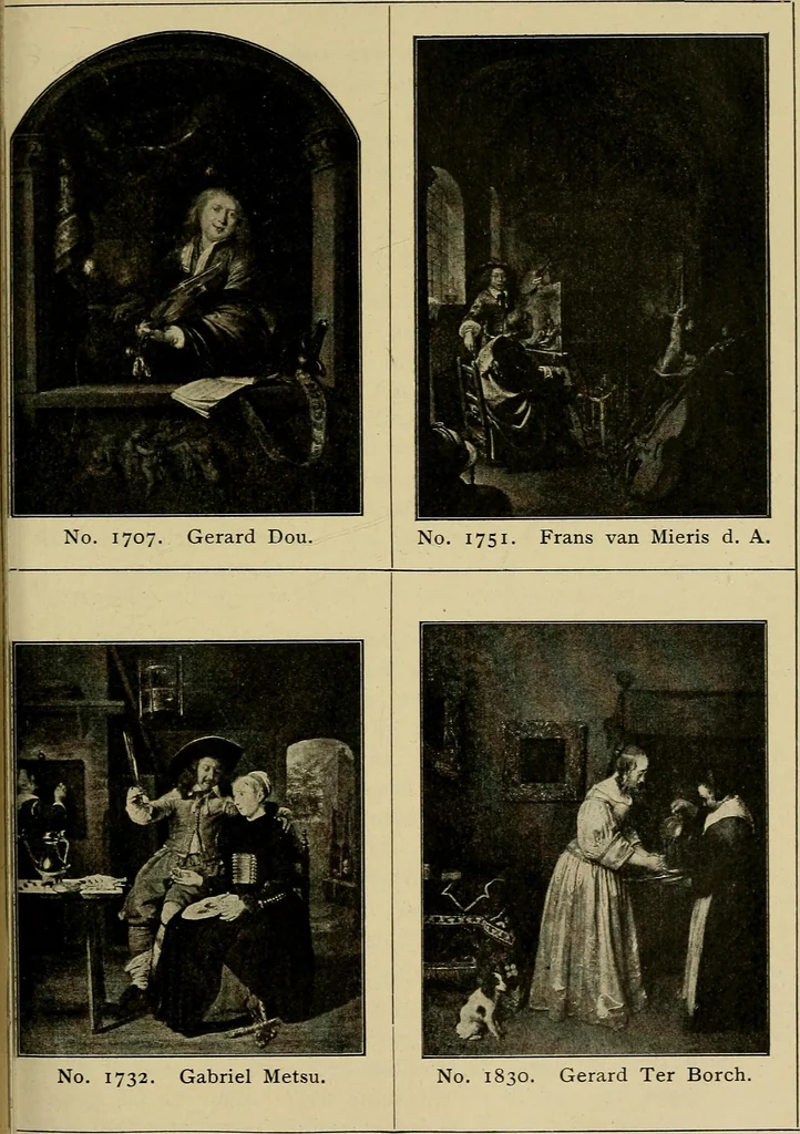 An illustration from Katalog der Königlichen Gemäldegalerie zu Dresden, 1899, leaf 646