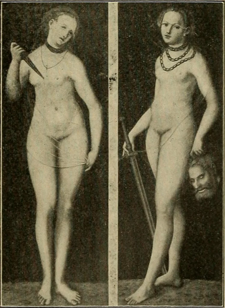 An illustration from Katalog der Königlichen Gemäldegalerie zu Dresden, 1899, leaf 700
