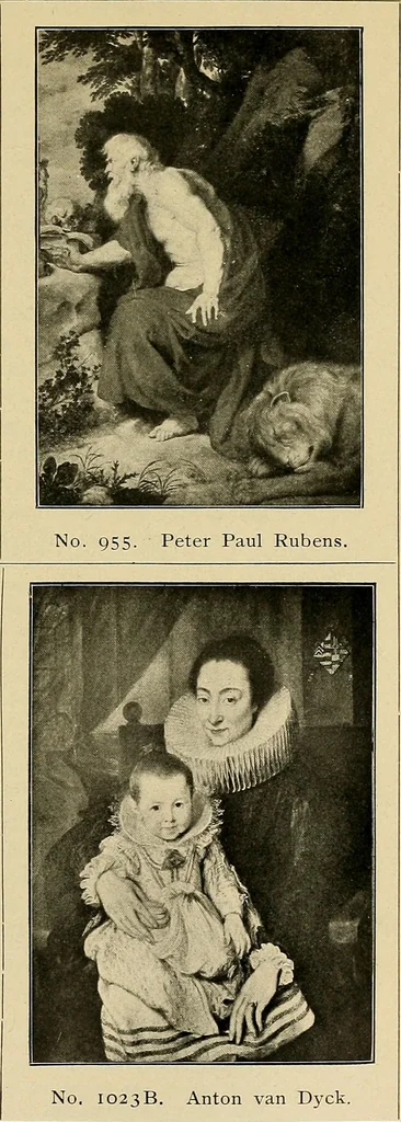 An illustration from Katalog der Königlichen Gemäldegalerie zu Dresden, 1908, leaf 374