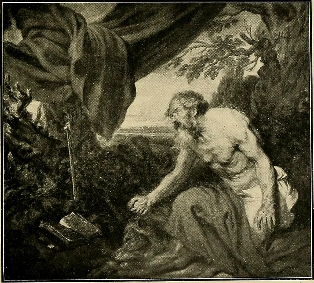 An illustration from Katalog der Königlichen Gemäldegalerie zu Dresden, 1908, leaf 406