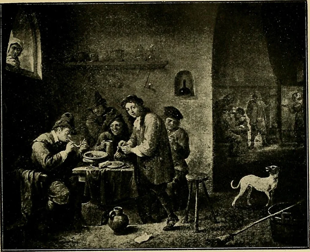 An illustration from Katalog der Königlichen Gemäldegalerie zu Dresden, 1908, leaf 420