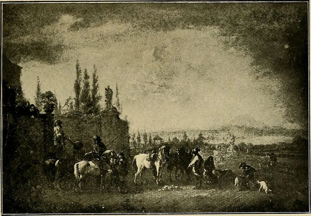 An illustration from Katalog der Königlichen Gemäldegalerie zu Dresden, 1908, leaf 538