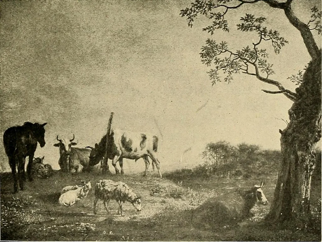 An illustration from Katalog der Königlichen Gemäldegalerie zu Dresden, 1908, leaf 558