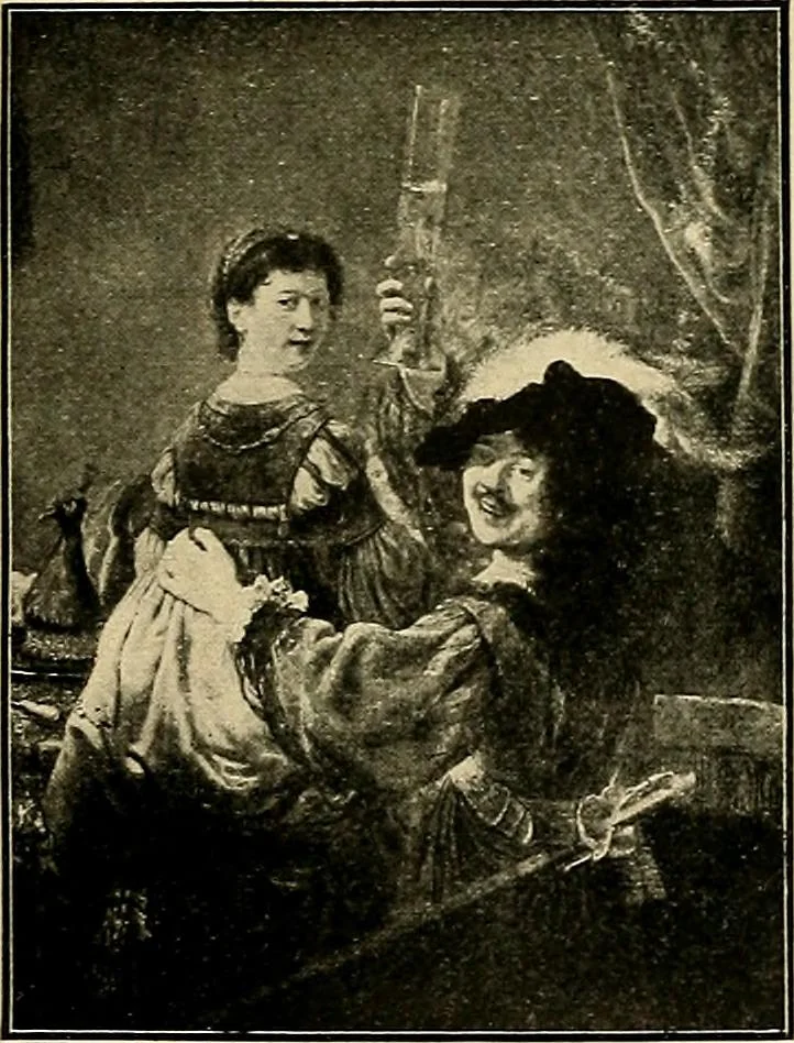 An illustration from Katalog der Königlichen Gemäldegalerie zu Dresden, 1908, leaf 580