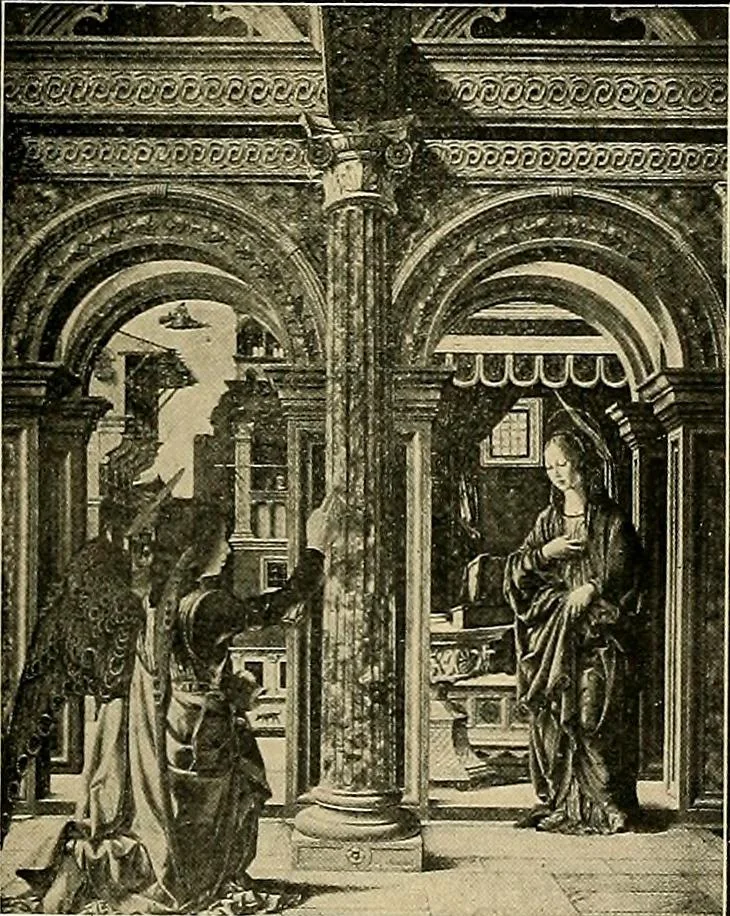 An illustration from Katalog der Königlichen Gemäldegalerie zu Dresden, 1908, leaf 68