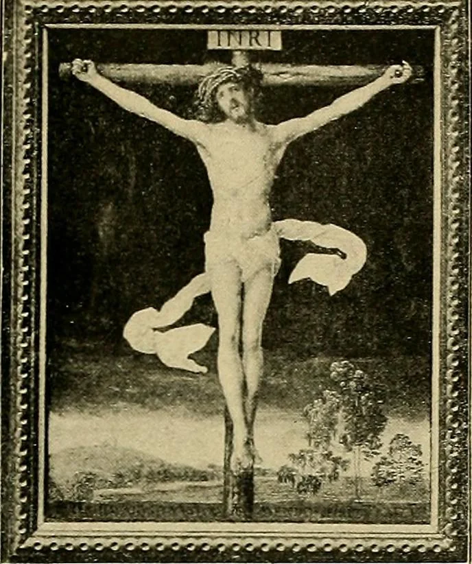 An illustration from Katalog der Königlichen Gemäldegalerie zu Dresden, 1908, leaf 690