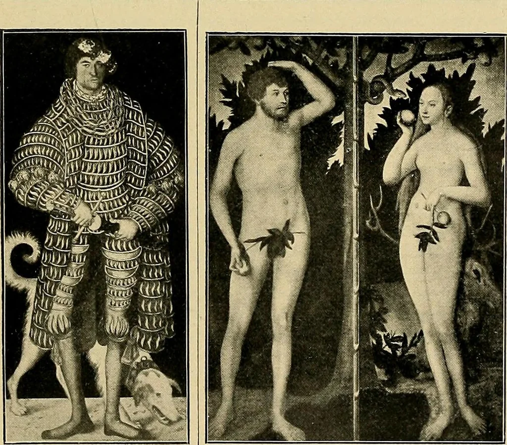 An illustration from Katalog der Königlichen Gemäldegalerie zu Dresden, 1908, leaf 700