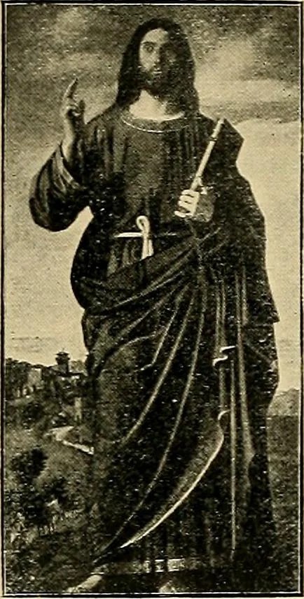 An illustration from Katalog der Königlichen Gemäldegalerie zu Dresden, 1908, leaf 84