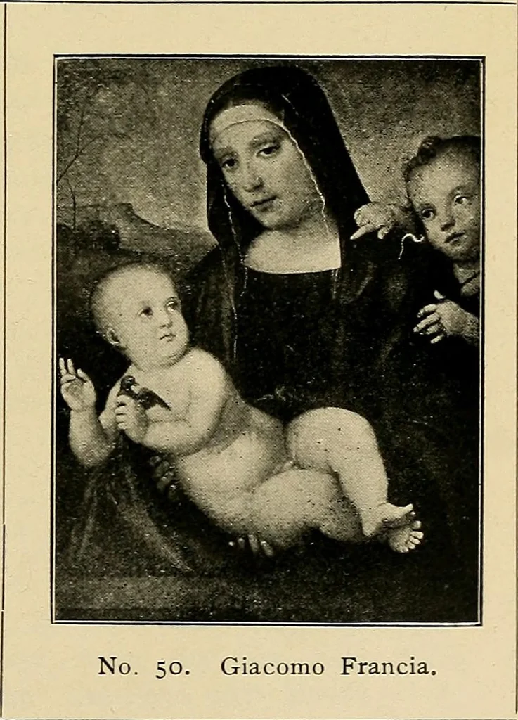 An illustration from Katalog der Königlichen Gemäldegalerie zu Dresden, 1908, leaf 84