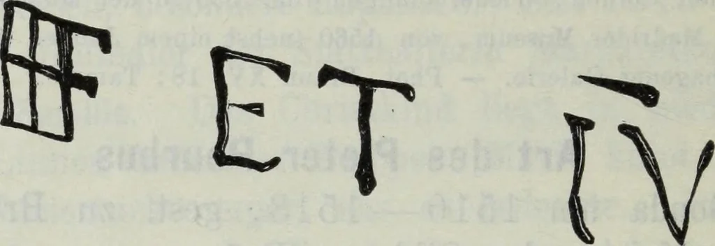 An illustration from Katalog der Königlichen Gemäldegalerie zu Dresden, 1902, leaf 301
