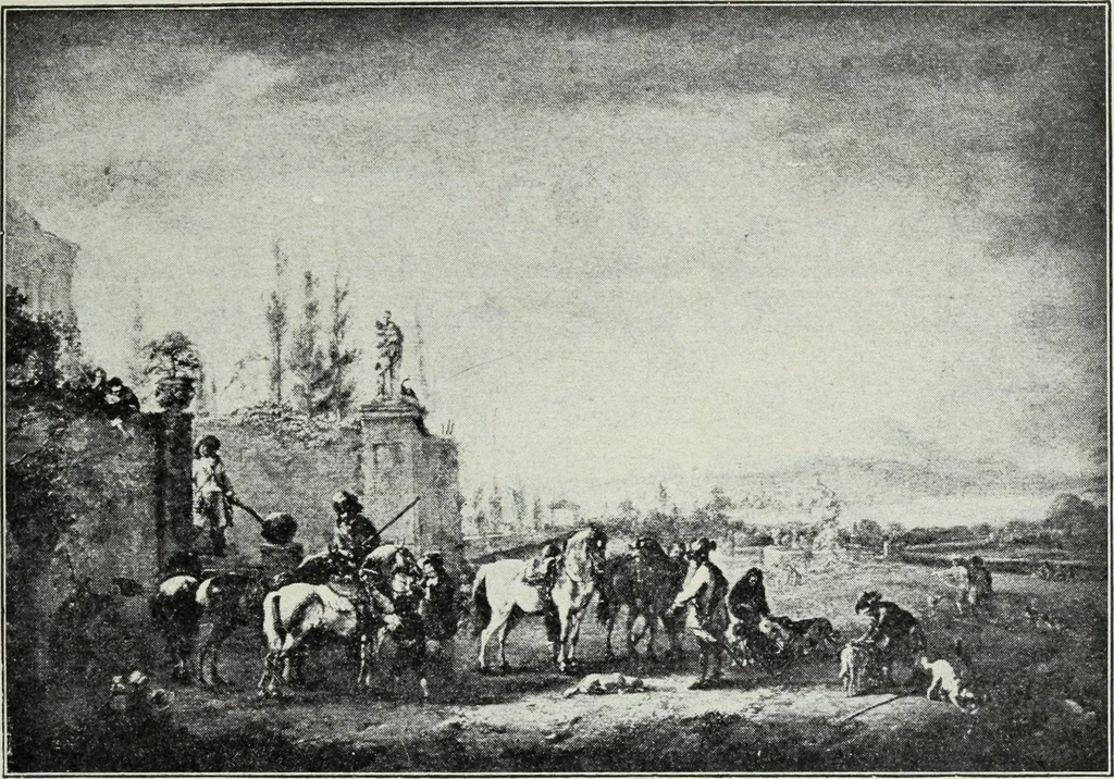 An illustration from Katalog der Königlichen Gemäldegalerie zu Dresden, 1902, leaf 504