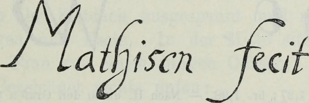 An illustration from Katalog der Königlichen Gemäldegalerie zu Dresden, 1902, leaf 700