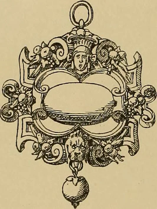 An illustration from Katalog der ornamentstich-sammlung des Kunstgewerbe-museums, mit 200 abbildungen, 1894, leaf 109