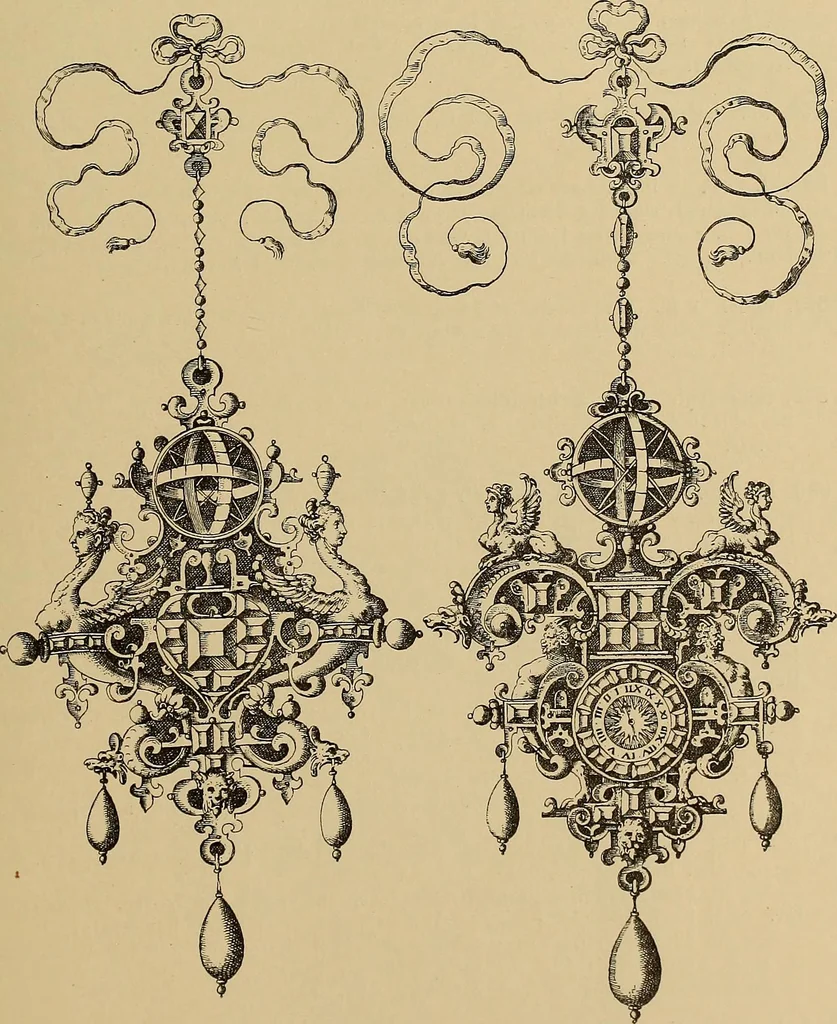 An illustration from Katalog der ornamentstich-sammlung des Kunstgewerbe-museums, mit 200 abbildungen, 1894, leaf 114