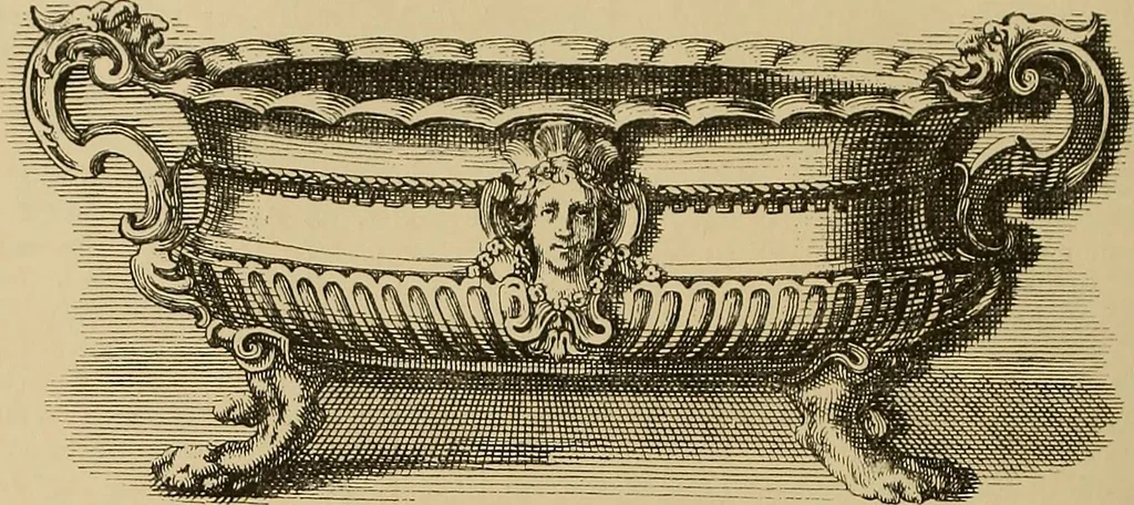 An illustration from Katalog der ornamentstich-sammlung des Kunstgewerbe-museums, mit 200 abbildungen, 1894, leaf 117