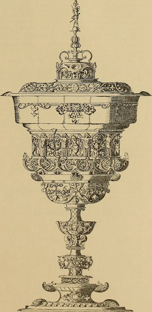 An illustration from Katalog der ornamentstich-sammlung des Kunstgewerbe-museums, mit 200 abbildungen, 1894, leaf 118