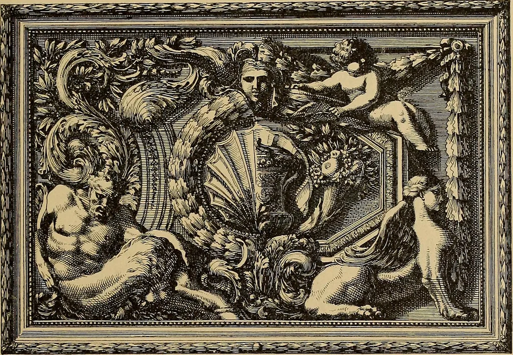 An illustration from Katalog der ornamentstich-sammlung des Kunstgewerbe-museums, mit 200 abbildungen, 1894, leaf 12