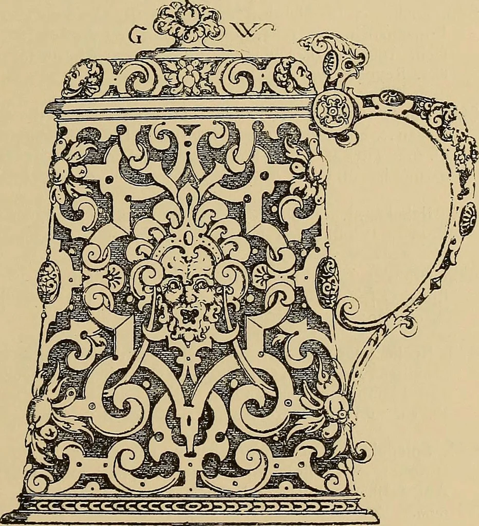 An illustration from Katalog der ornamentstich-sammlung des Kunstgewerbe-museums, mit 200 abbildungen, 1894, leaf 120