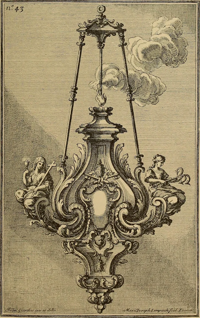 An illustration from Katalog der ornamentstich-sammlung des Kunstgewerbe-museums, mit 200 abbildungen, 1894, leaf 134
